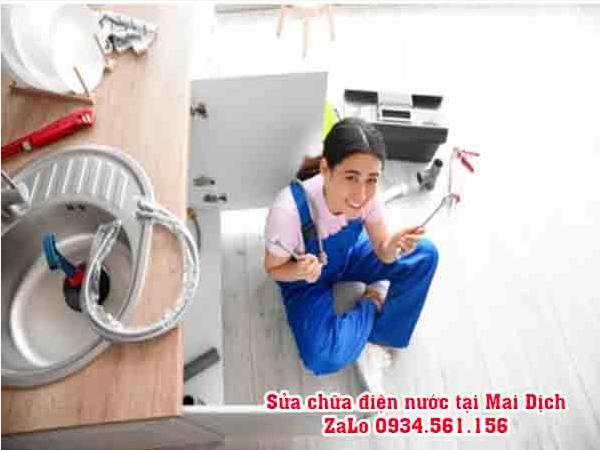 Dịch vụ sửa chữa điện nước tại phường Mai Dịch – Thợ sửa máy bơm nước 24h