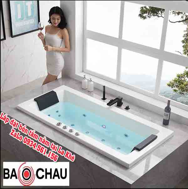 Bảo Châu cung cấp và lắp đặt các loại bồn tắm nằm ở La Khê