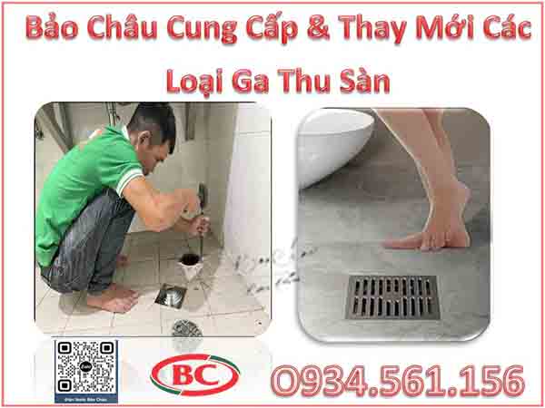 Bảo Châu cung cấp và lắp đặt các loại phễu thu sàn tại Cầu Dền