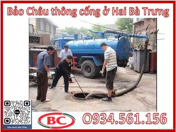 Bảo Châu thông bồn cầu - Hút bể phốt tại quận Hai Bà Trưng