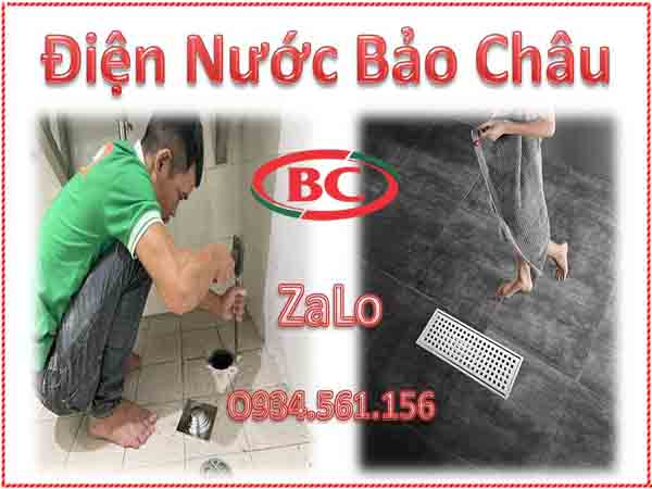 Bảo Châu cung cấp và lắp đặt phễu thu sàn Hiwin tại Thịnh Quang 