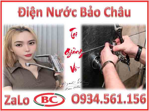 Dịch vụ sửa chữa điện nước tại phường Giảng Võ 