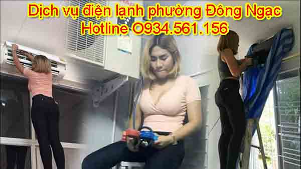 Dịch vụ vệ sinh & sửa chữa điều hoà tại phường Đông Ngạc 