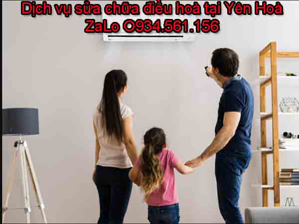 Dịch vụ bảo dưỡng và bơm ga máy lạnh phường Yên Hoà – Thợ sửa chữa điều hoà tại nhà