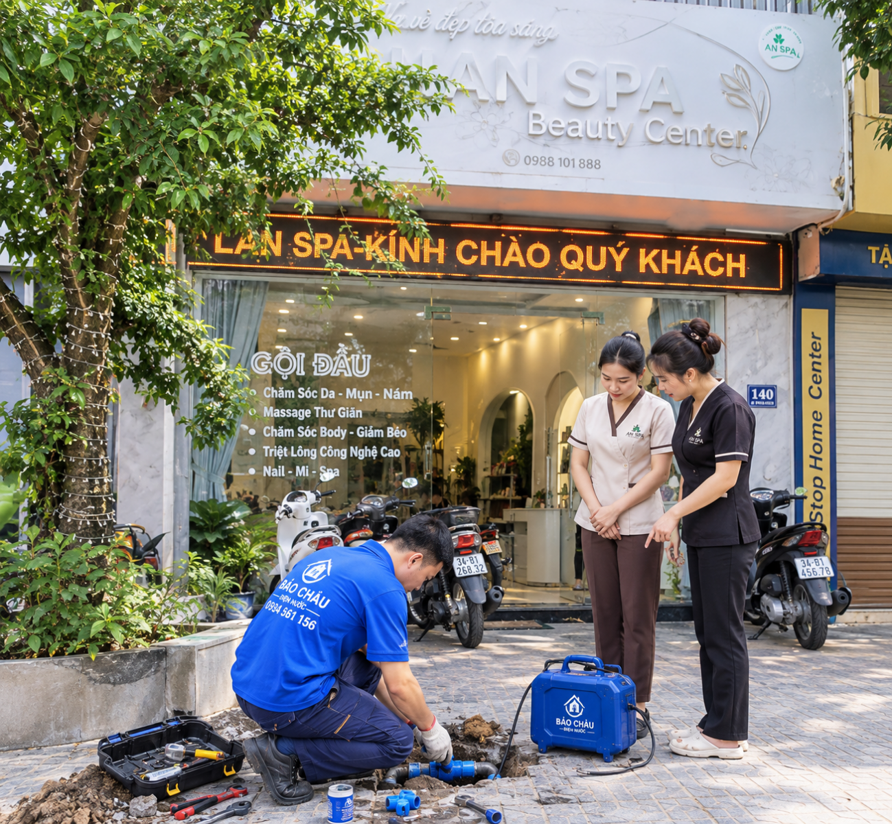 Dịch Vụ Siêu Âm Dò Tìm Và Sửa Chữa Ống Nước Rò Rỉ Ngầm Hải Dương Uy Tín