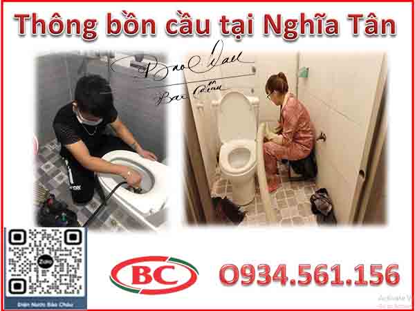 Dịch vụ thông bồn cầu tại Nghĩa Tân