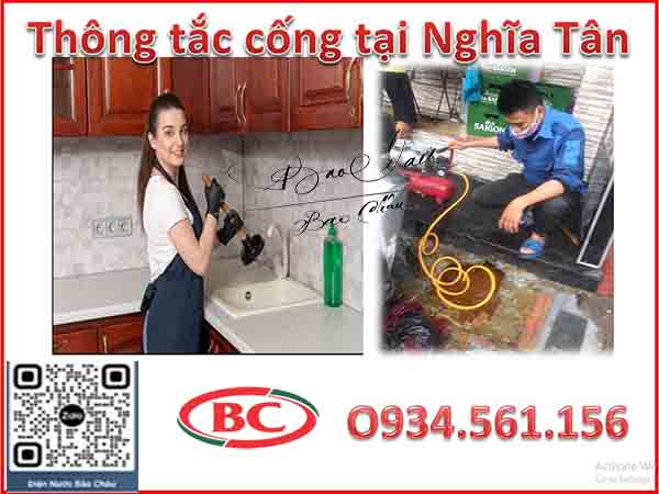 Thông tắc cống tại Nghĩa Tân ZaLo thợ O934.561.156