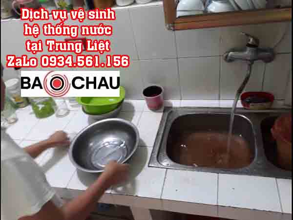 Bảo Châu cung cấp dịch vụ vệ sinh hệ thống nước tại Trung Liệt