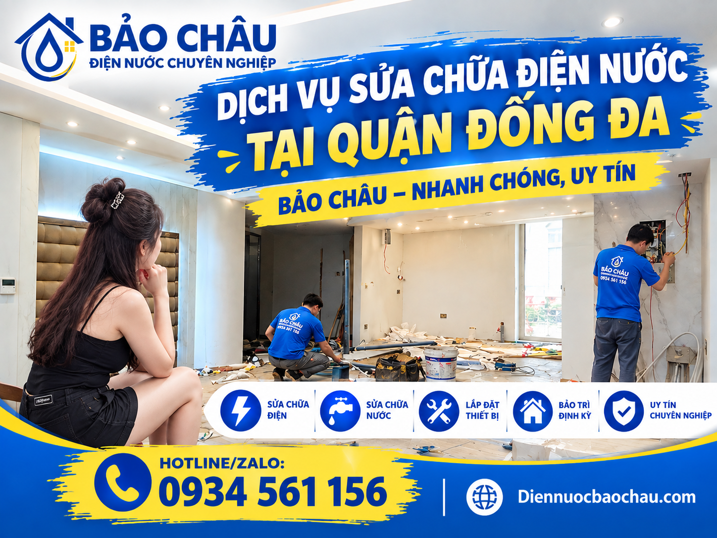 Thợ sửa điện tại Đống Đa