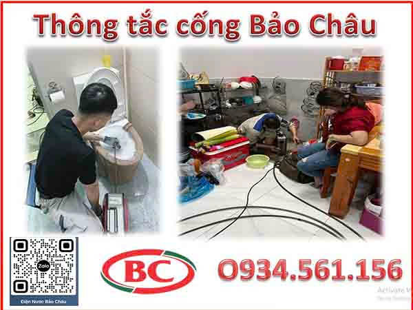 Thợ thông cống tại Giao Thuỷ