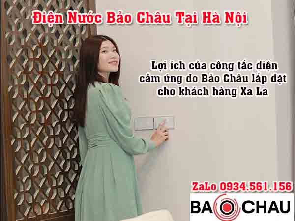 Công tắc came ứng của Rạng Đông được Bảo Châu lắp đặt cho khách hàng tại Xa La