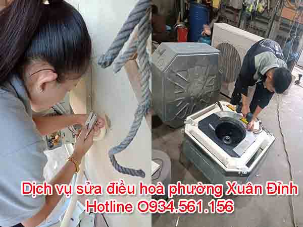 Dịch vụ sửa chữa điều hoà tại phường Xuân Đỉnh