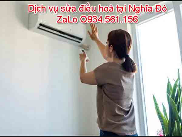 Dịch vụ sửa điều hòa tại phường Nghĩa Đô – Thợ bảo dưỡng máy lạnh giá rẻ