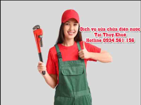 Dịch vụ sửa chữa điện nước tại phường Thụỵ Khuê - Thợ sửa máy bơm nước giá rẻ