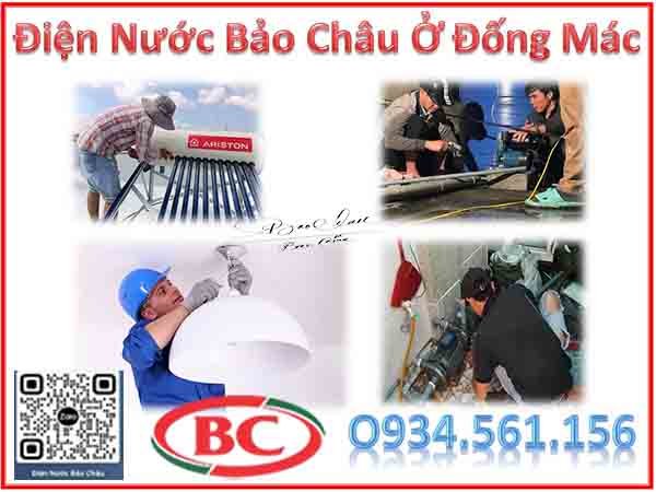 Sửa chữa điện nước tại Đống Mác 