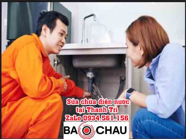 Sửa chữa điện nước tại Thanh Trì LH ZaLo O934.561.156