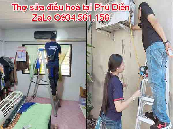 Sửa chữa điều hoà tại Phú Diễn ZaLo O934561156 – Thợ No.1