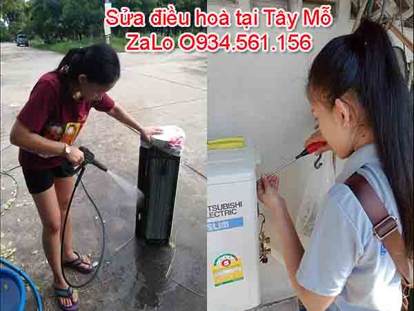 Sửa điều hoà tại phường Tây Mỗ