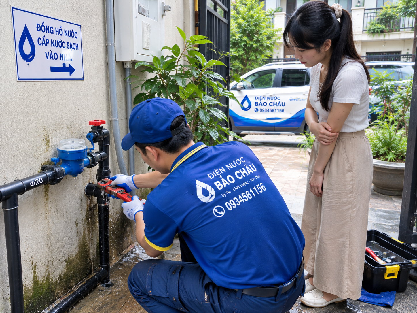 Siêu Âm Tìm Rò Rỉ Nước Âm Tường – Âm Nền Tại Quận Long Biên – Xử Lý Rò Rỉ Đường Ống Cấp Nước Sạch