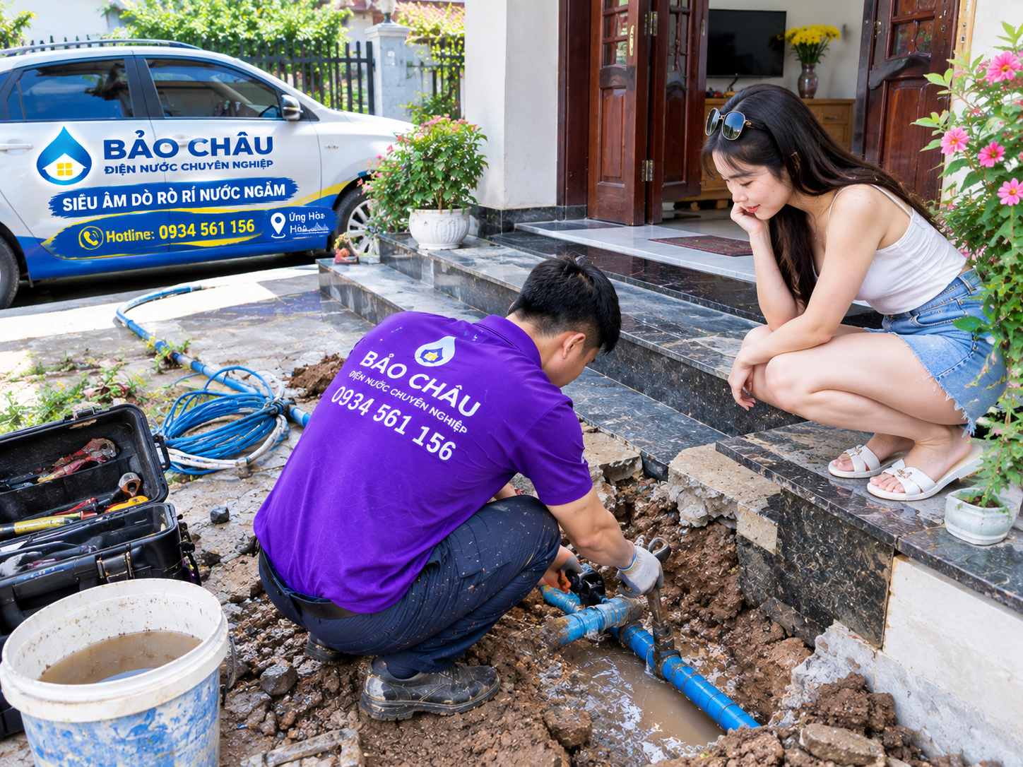 Ưu Điểm Của Siêu Âm Tìm Rò Rỉ Nước Tại Ứng Hòa So Với Đục Nền Tìm Thủ Công