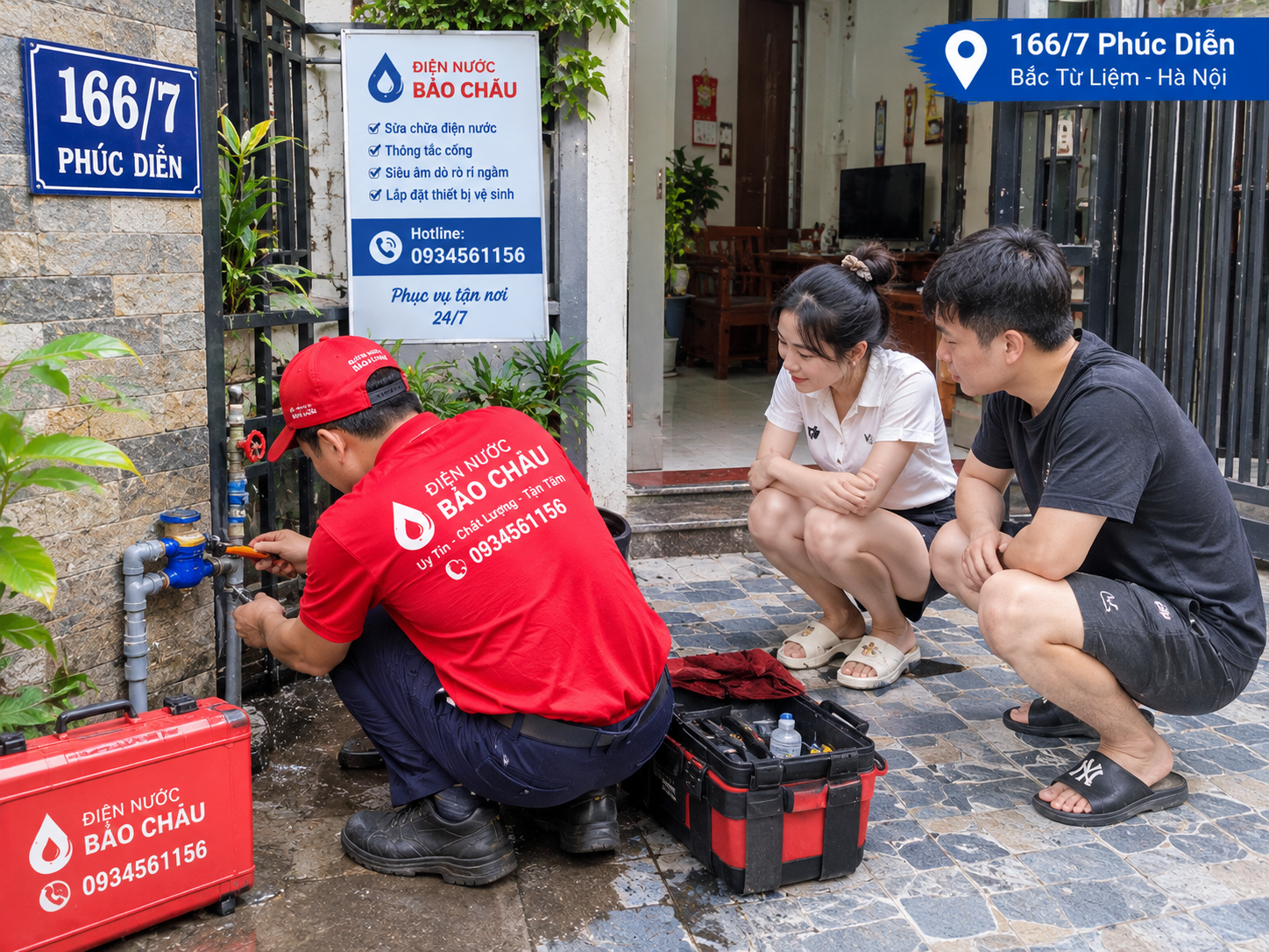 Siêu Âm Tìm Vị Trí Rò Rỉ Nước Âm Sàn Tại Quận Bắc Từ Liêm – Dò Ống Nước Âm Tường – Âm Nền Hiệu Quả