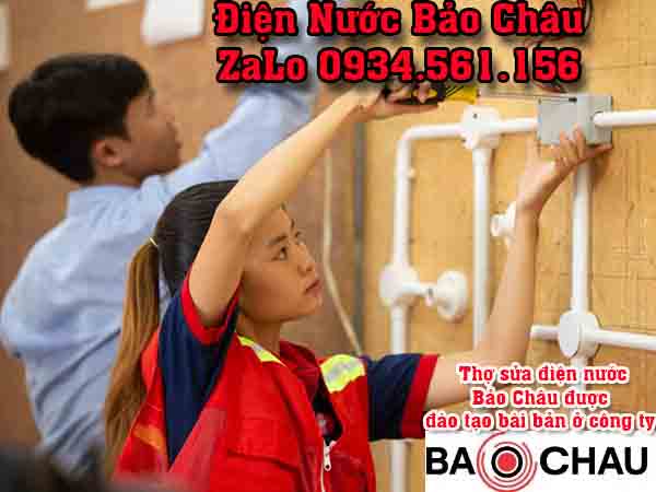 Thợ sửa điện nước tại nhà của Bảo Châu