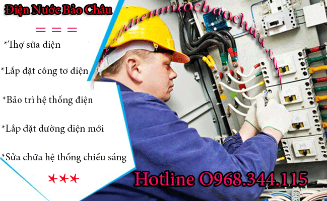 Thợ sửa chữa điện tại khu vực quận Hoàng Mai