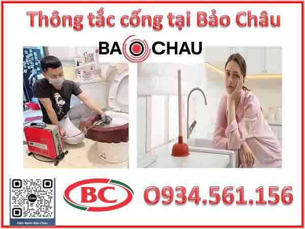Thông tắc cống tại Kim Giang ZaLo thợ O934.561.156