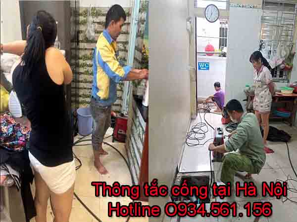 Dịch vụ thông tắc cống tại Hà Nội