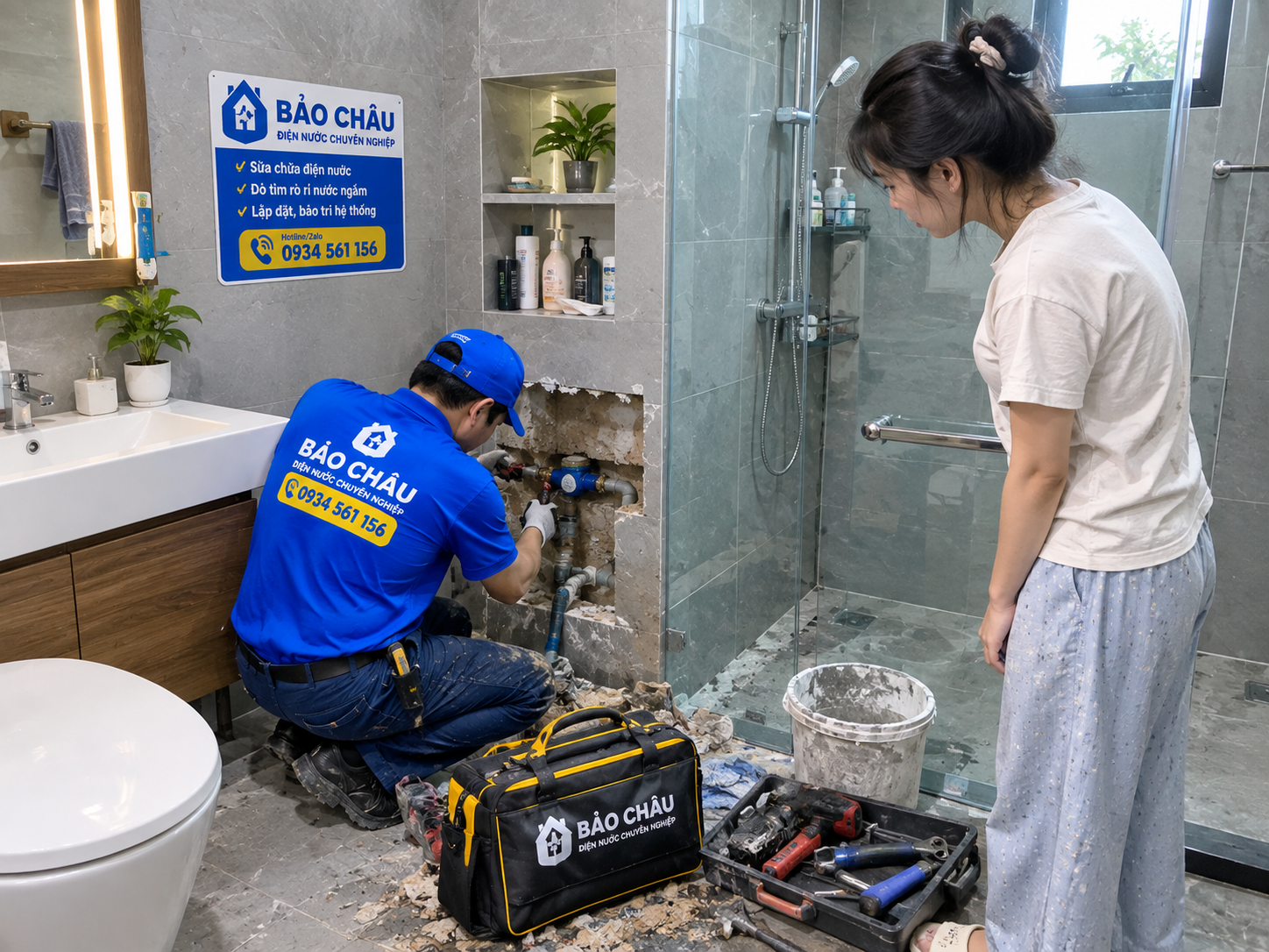 Từ Dò Tìm Đến Sửa Chữa Đường Ống Nước Ngầm Tại Sóc Sơn